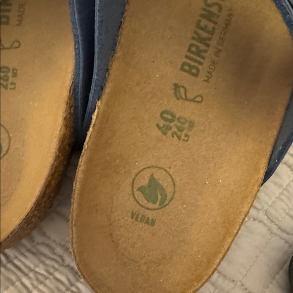 Birkenstock Sydney Vegan Elemental Blue Women's size 9 EU40 NWT - Picture 3 of 3
